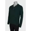 Dark green men's jumper