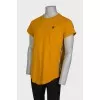 Men's yellow T-shirt