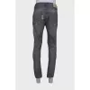 Men's gray jeans