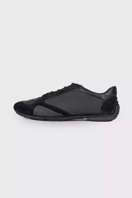 Black combo sneakers