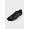 Black combo sneakers