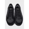 Black combo sneakers