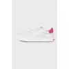 White embossed sneakers
