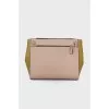 Combination bag with gold-tone hardware