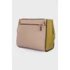 Combination bag with gold-tone hardware