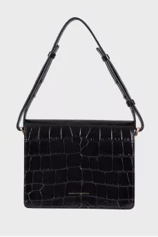 Embossed leather bag