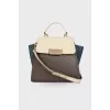Mixed leather bag