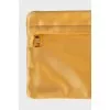 Yellow textile bag