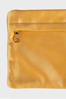 Yellow textile bag