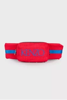 Textile bag with brand logo