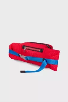 Textile bag with brand logo