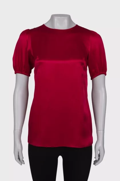 Silk satin blouse