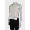 Straight fit lace top