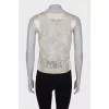 Straight fit lace top