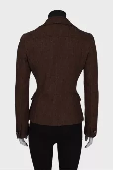 Slim fit blazer combo jacket 