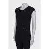Black T-shirt with sequins