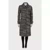 Wool tweed coat