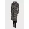 Wool tweed coat