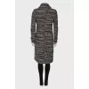 Wool tweed coat