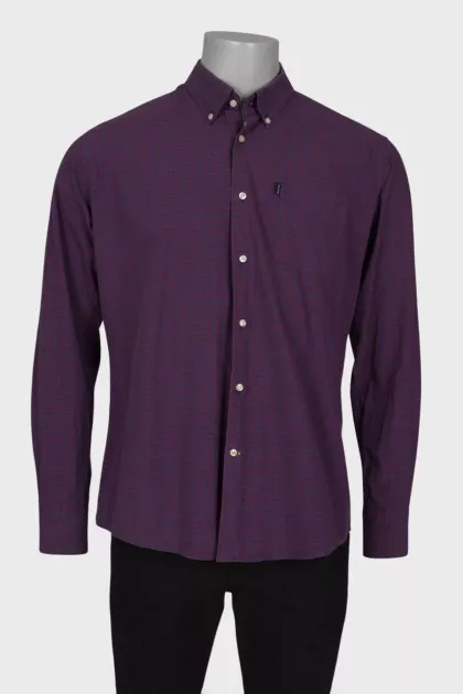 Men's checkered shirt