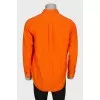 Men's shirt in bright orange