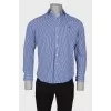 Men's light blue striped shirt