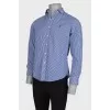 Men's light blue striped shirt