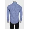 Men's light blue striped shirt