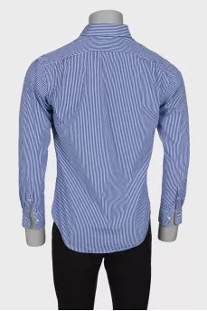 Men's light blue striped shirt