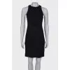 Black dress with drapery