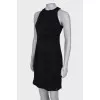 Black dress with drapery