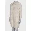 Buttoned lace coat