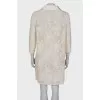 Buttoned lace coat