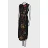 Maxi dress with embroidery