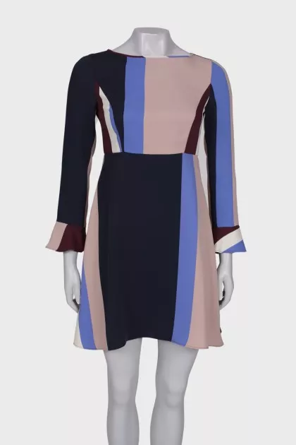 Mixed color dress