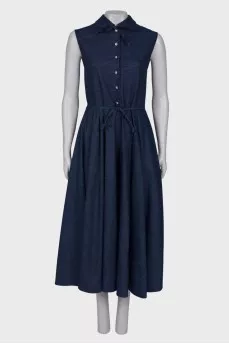 Denim maxi dress