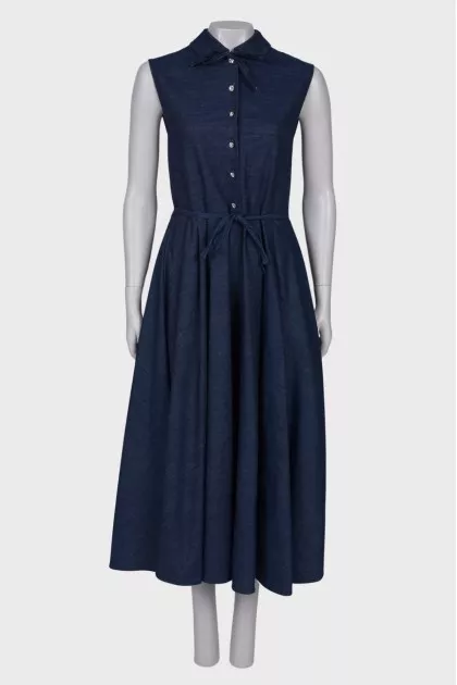 Denim maxi dress