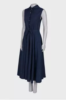 Denim maxi dress