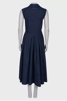 Denim maxi dress