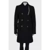 Double-breasted coat