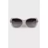 Translucent embellished sunglasses