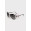 Translucent embellished sunglasses