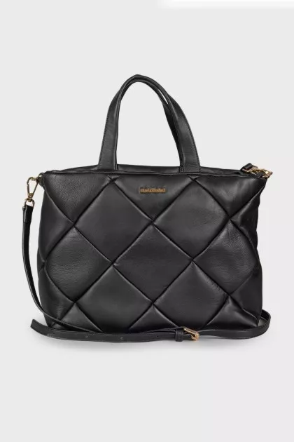 Quilted leather bag