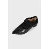 Combined low heel shoes