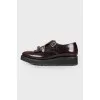 Patent leather shoes
