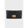 Black leather wallet