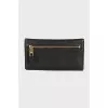 Black leather wallet