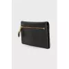 Black leather wallet