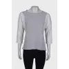 Combined light gray jumper