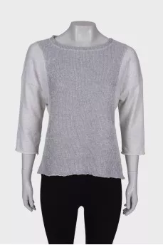 Combined light gray jumper